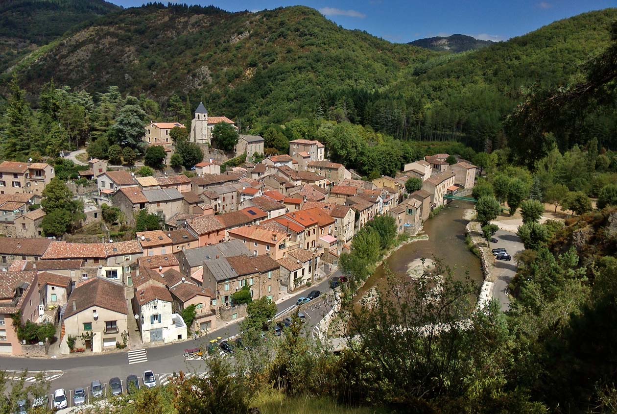 Vue plongeante, sentier de la Vierge